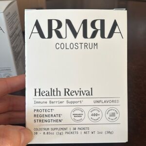 Armra Colostrum Health Revival Unflavored Travel Sticks 30 Pack